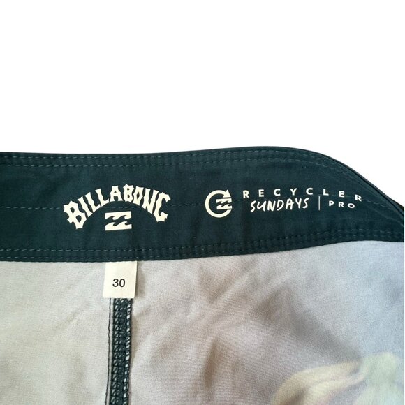 NWOT Billabong Boardshorts All Day Layback Shorts Volley Swimming Trunks Mens 30 - Picture 6 of 7